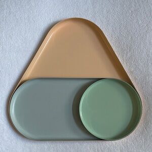 Cost Plus World Market Triangular Tray Set
